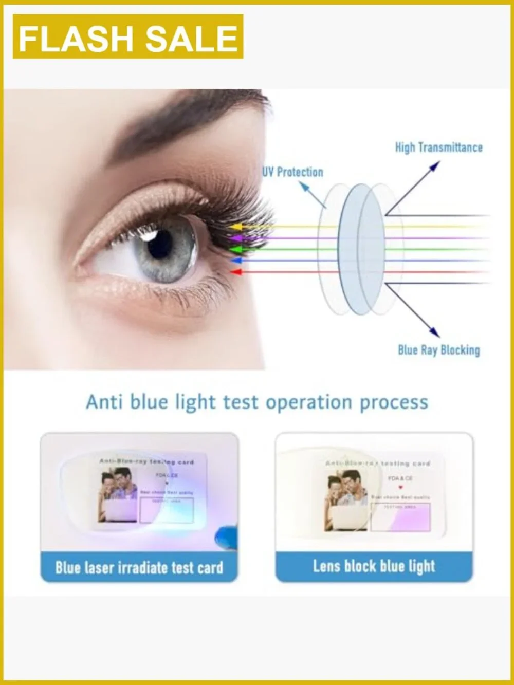Blue Light Blocking Glasses for Screen Use Comfort Fit